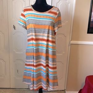 LulaRoe Carly Swing Dress size Large